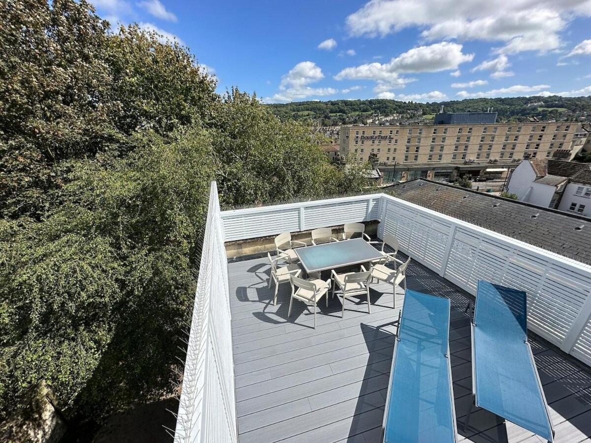 The Roof Terrace Maisonette - City Centre Bath Exteriör bild