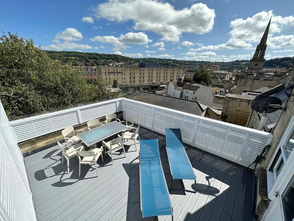 The Roof Terrace Maisonette - City Centre Bath Exteriör bild