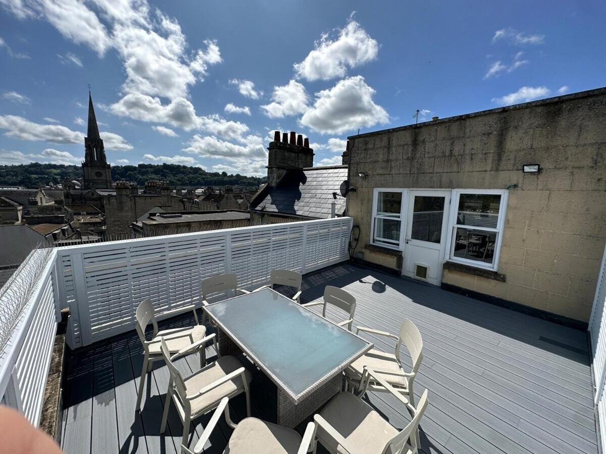 The Roof Terrace Maisonette - City Centre Bath Exteriör bild